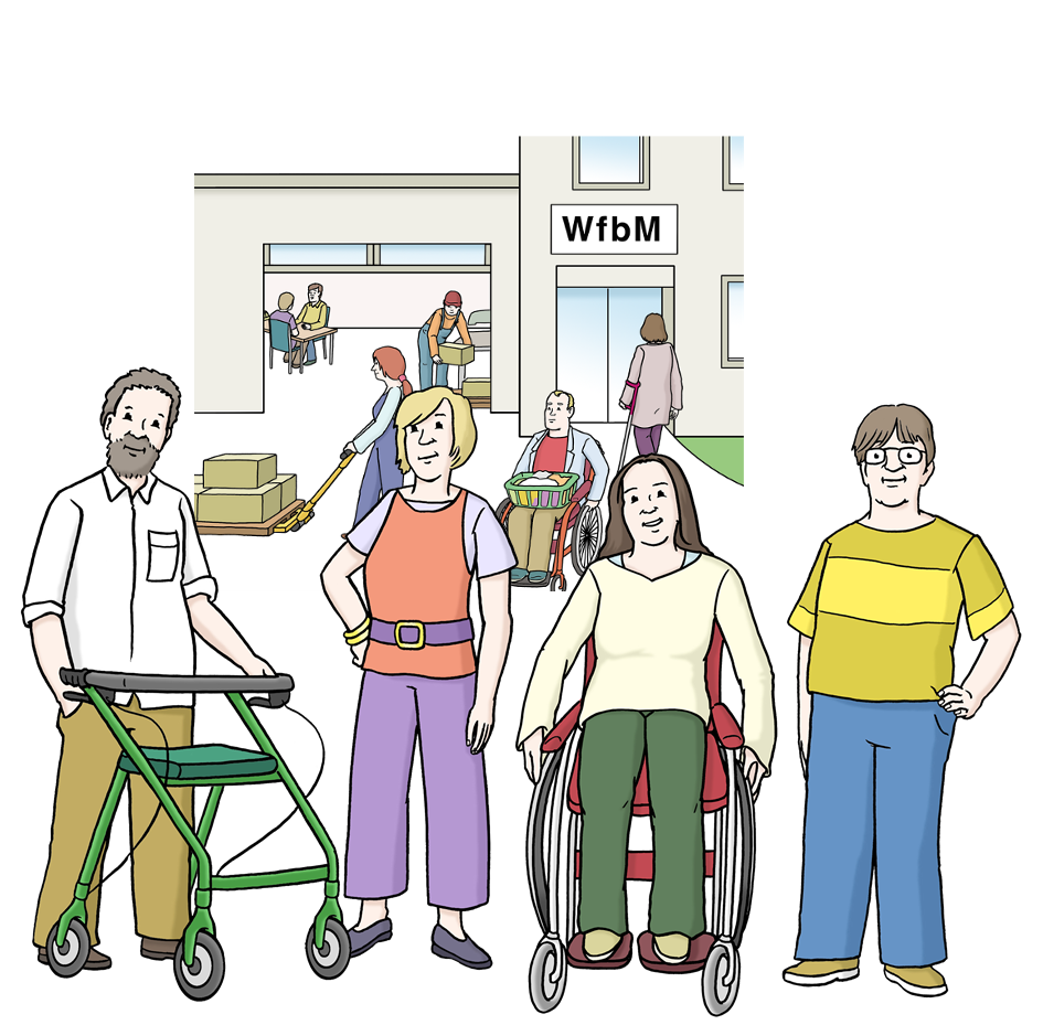 © Lebenshilfe für Menschen mit geistiger Behinderung Bremen e.V., Illustrator Stefan Albers, Atelier Fleetinsel, 2013